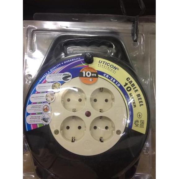 Murah Kabel Roll Uticon 10M Kabel Sambung Rol Kabel Uticon Stop Kontak 10M