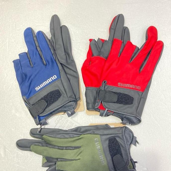 Sarung tangan mancing glove Shimano GL-008Y original DIN