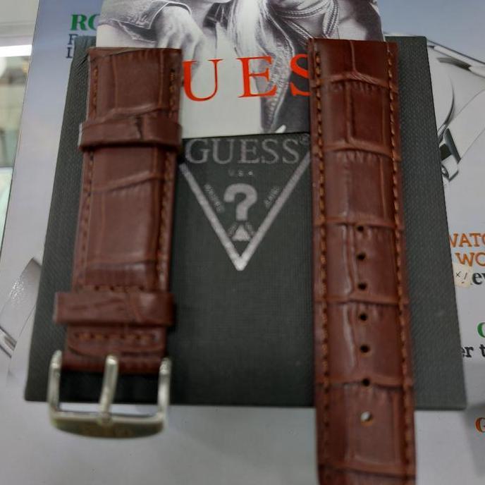 TALI JAM TANGAN GUESS KULIT CROCO ORIGINAL Terlaris