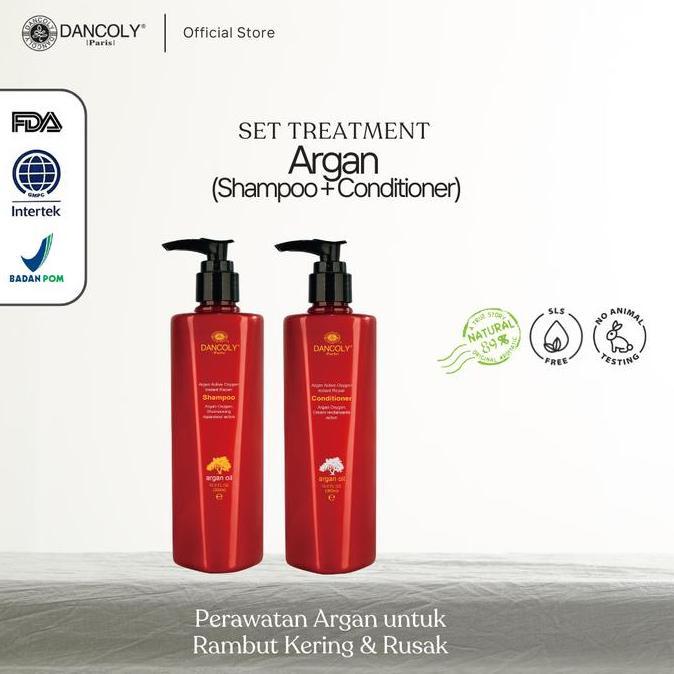 mavelasikan_ - dancoly argan instant repair shampoo conditioner ( for repair )