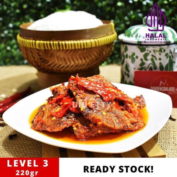 Dendeng Balado Lambok Batokok / Dendeng Basah (Cabe Merah) - ASLI PADANG - Siap Saji