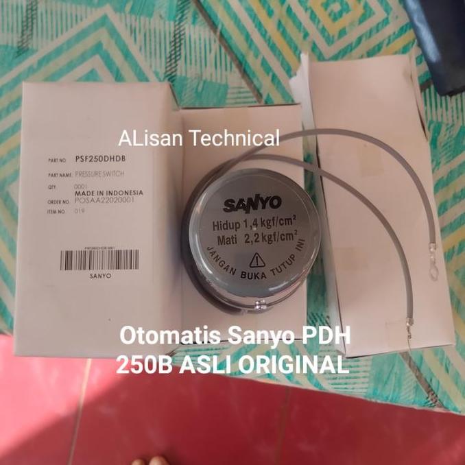 Otomatis Pompa Air Sanyo Pdh 250B Asli Original Sanyo Asli