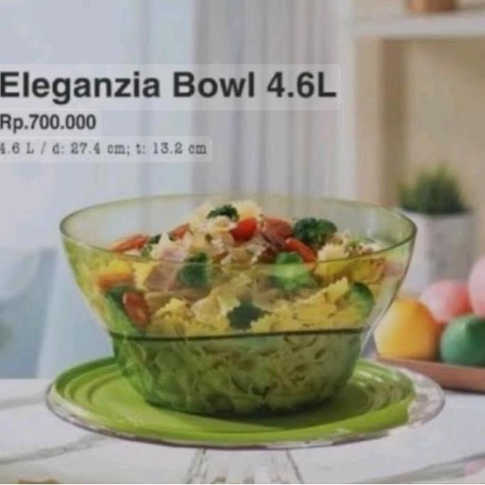 eleganzia bowl 4.6L tupperware