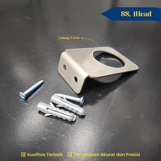 Orenji- Gantungan Botol Sabun / Soap Dispenser Holder Stainless/ Kuningan Stainless