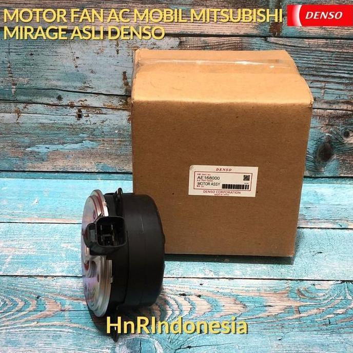 Promo Motorfan AC Mobil Mitsubishi Mirage motor fan Kondensor Denso Ori Diskon