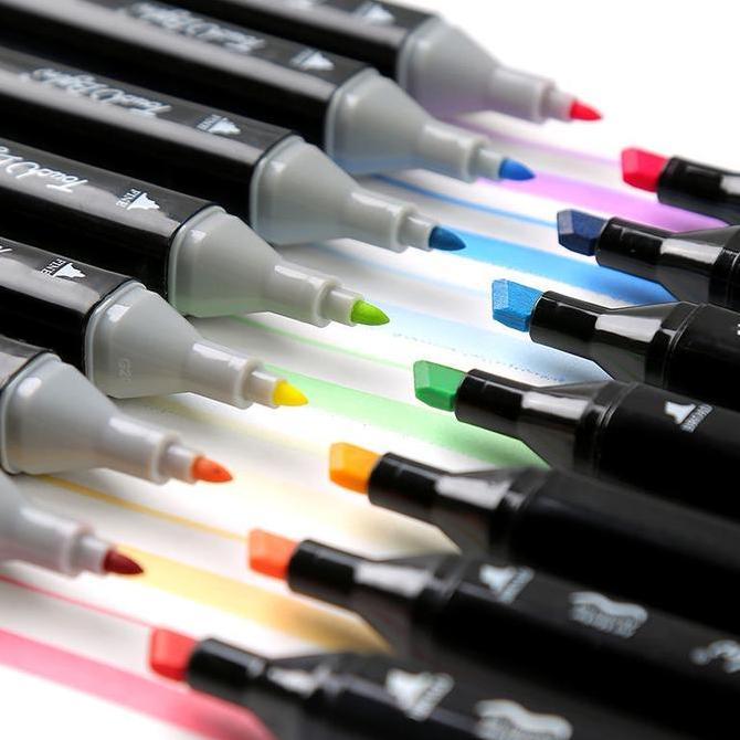 Shashin- Java Touchfive 168/120/80 Warna Sketsa Spidol Umum General Marker Set Animation Markers