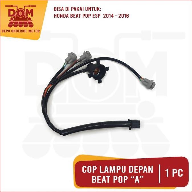 Promo Cop Lampu Depan Beat Pop "A" (PSP) Pitingan Fiting Piting Kabel Socket Soket Dop Depan Motorcy