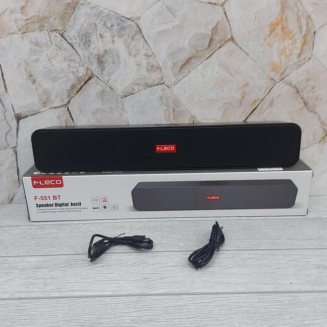Diskon Speaker Soundbar Bluetooth Charging USB Micro Sd Aux Fleco F 551BT Cas all-u99
