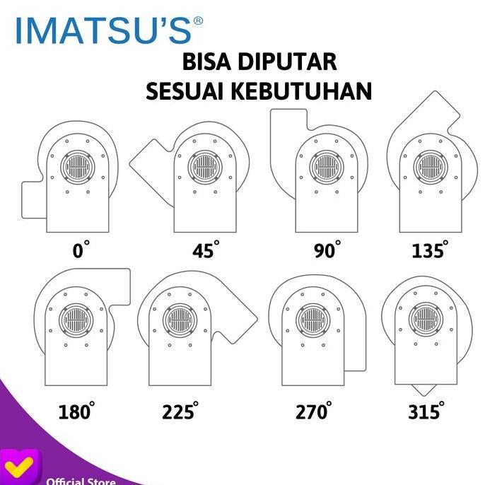 Murah Centrifugal Fan Pp Plastik 10" Blower Keong Blower Lemari Asam