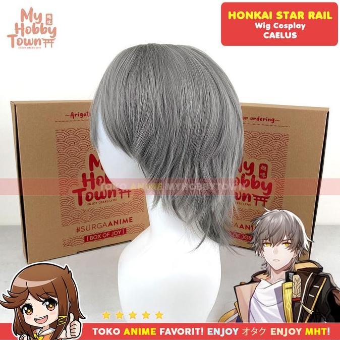 Wig Cosplay Anime Game Honkai Star Rail Caelus Trailblazer