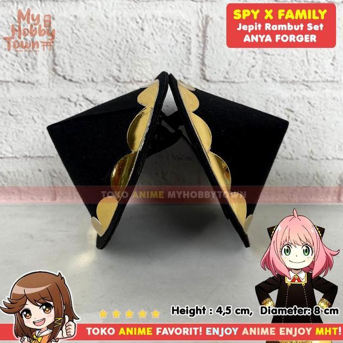 Jepit Rambut Anya Forger Kostum Cosplay Property Spy X Family