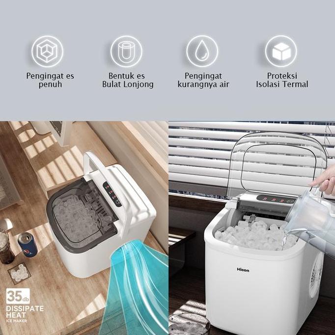 HICON iCE MAKER 15 KG | ICE MAKER MESIN PEMBUAT ES BATU