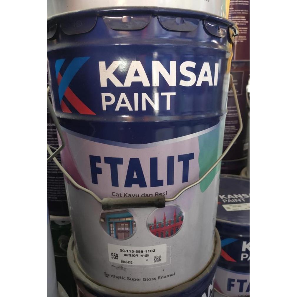 Cat besi & kayu putih dop Kansai Ftalit KF-559 White Dof