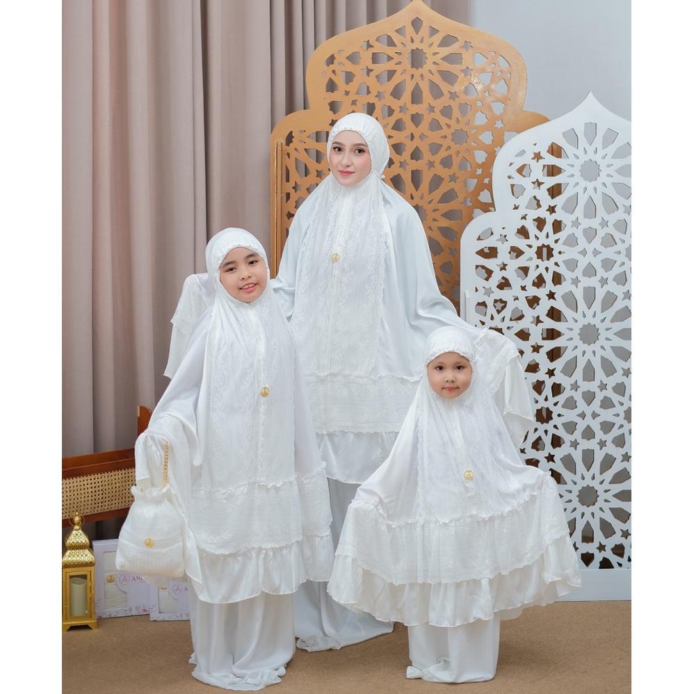 KHONJIELABS MUKENA MOANA COUPLE PREMIUM FREE BOX KOTAK  MURAH