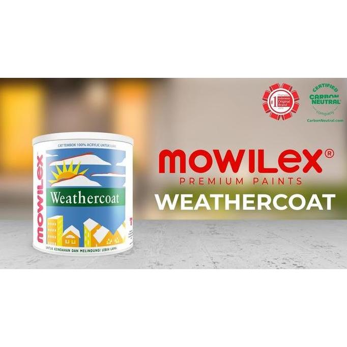TERBARU - CAT TEMBOK MOWILEX WEATHERCOAT (CAT EXTERIOR)-READY SEMUA WARNA