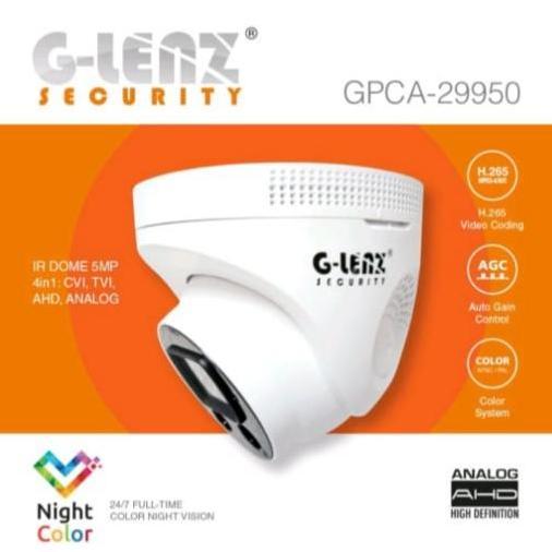 KAMERA CCTV GLENZ 5MP 2560P COLORVU INDOOR BUILT-IN MIC AUDIO