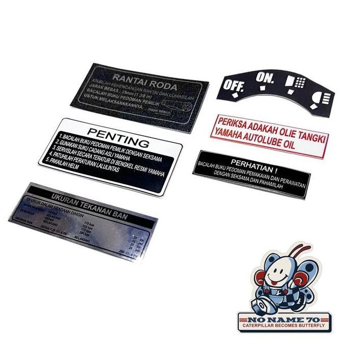 Sticker Stiker Pelengkap Detail Yamaha V75 V 75