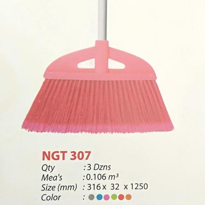 Sapu Nagata 307 Warna sapu plastik sapu nylon murah