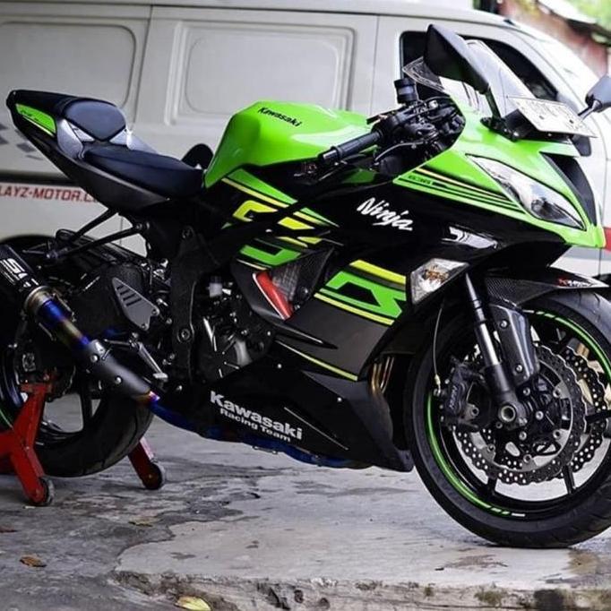Kabon Spakbor Depan Carbon - Kawasaki ZX6R Z800 Z1000