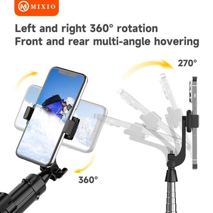 MIXIO A31 Tongsis Bluetooth Selfie Stick Tripod