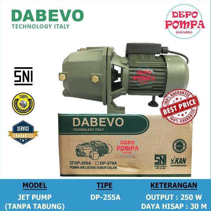 PROMO POMPA AIR JET PUMP DABEVO 255 / JET PUMP 250 WATT HARGA MURAH