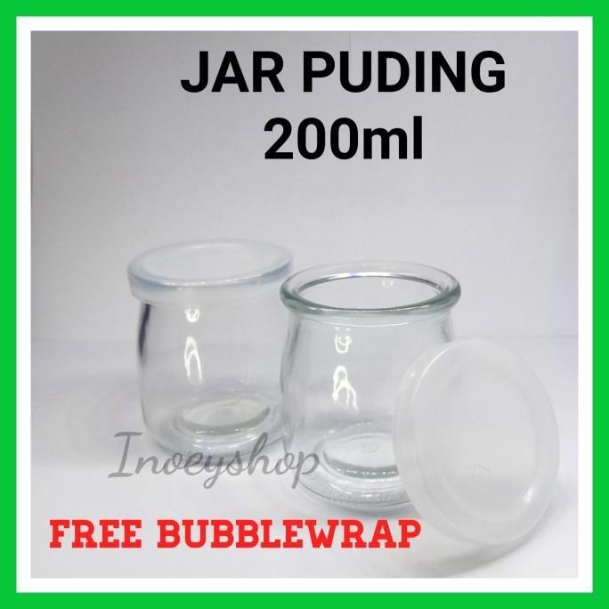 JAR PUDING 200ML DENGAN BUBBLE