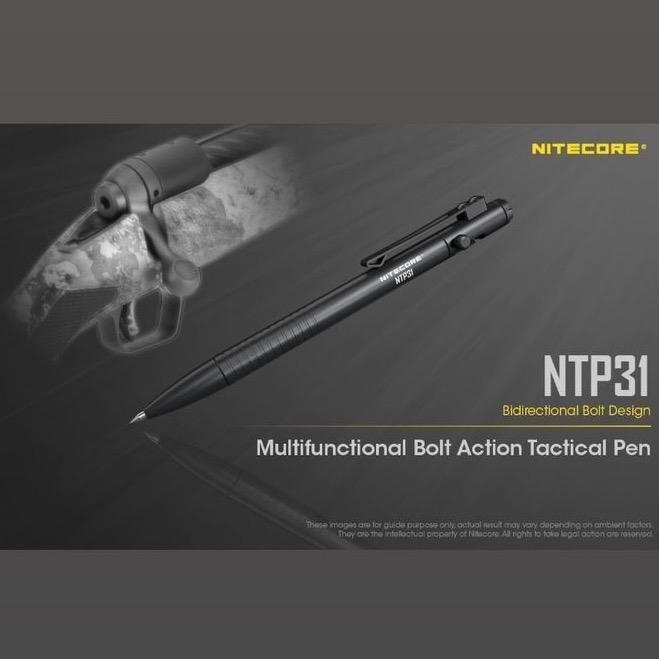 Nitecore NTP31 Multifunctional Bolt Action Pen