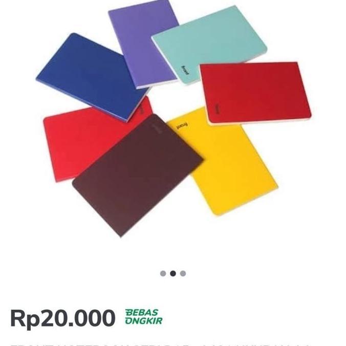 Front Notebook Ukuran A6 Type D15 / 69 Lembar / Original