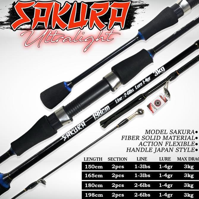 Joran UL Sakura Fiber solid 2-6lb