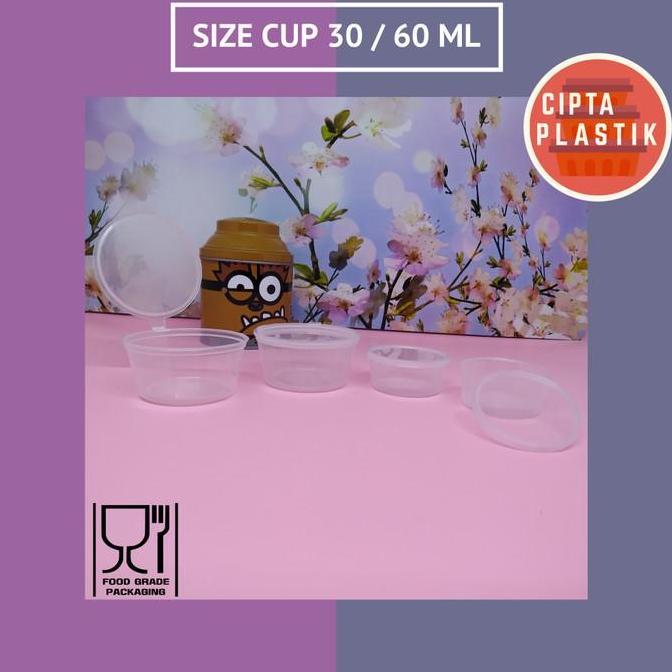 Tempat Saos 30ml/Cup Mini/Thinwall/Mayonaise/Cup Plastik/Wadah Plastik