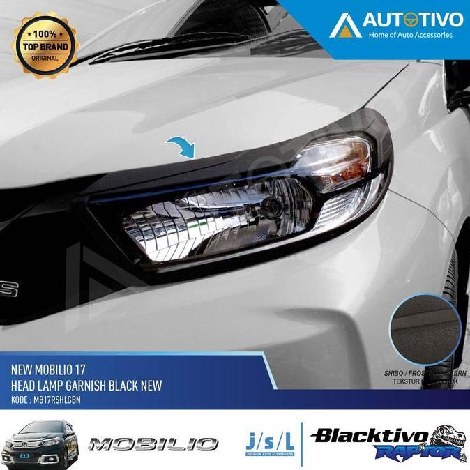 STOK TERBATAS - JSL Garnish Depan Mobilio RS 2017 Head Lamp Garnish Black New