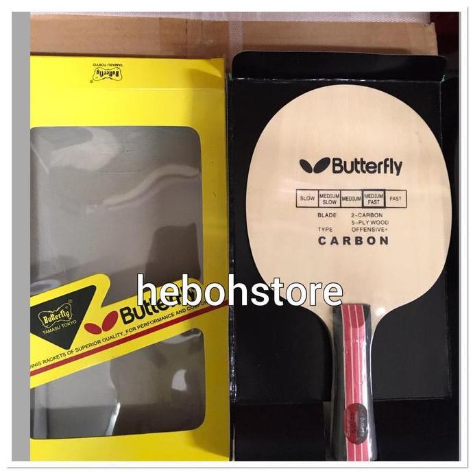 Kayu Bat Bet Tenis Meja Butterfly Carbon