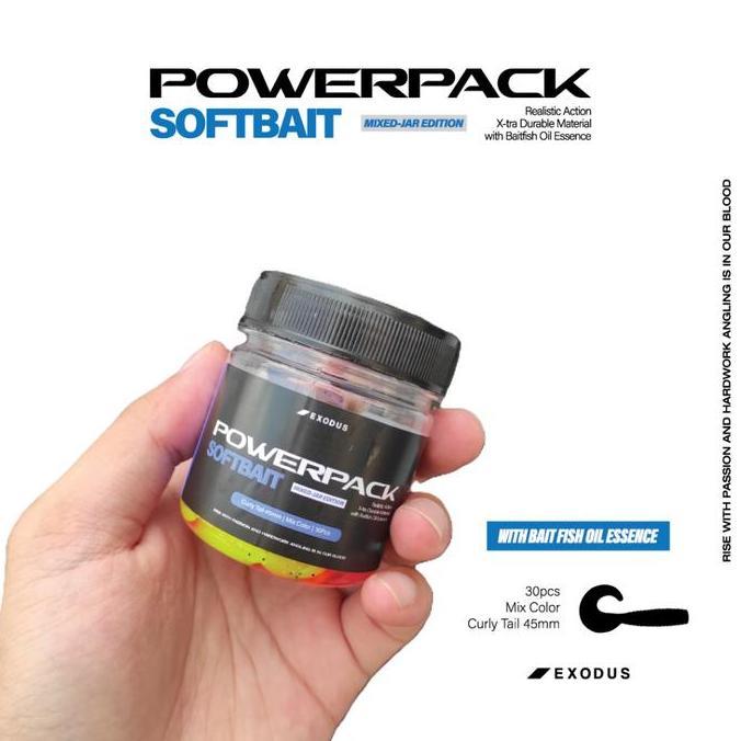 Softlure Exodus Power Pack - Curly Tail 45mm & 55mm | Soft Plastic Lure