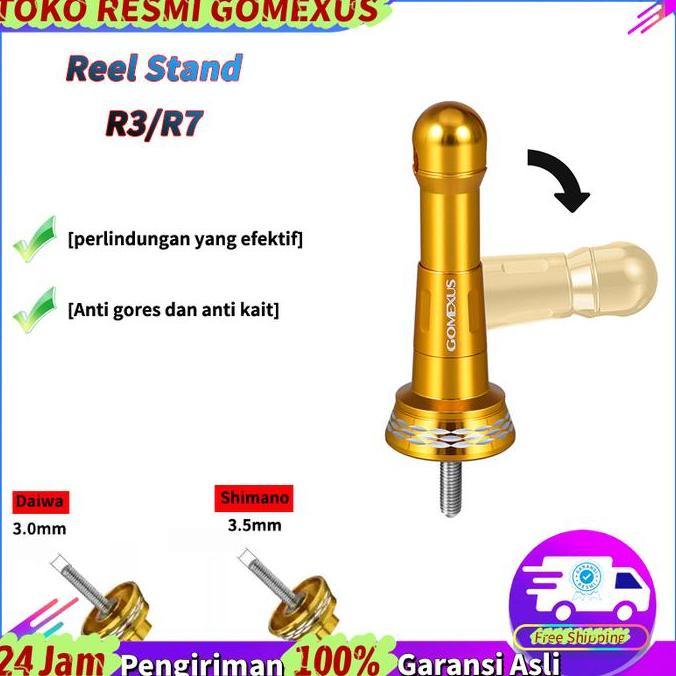 Gomexus Stand Pelindung Reel Tipe Lock Untuk Shimano Daiwa Abu Revors Lt 1000-5000 R3