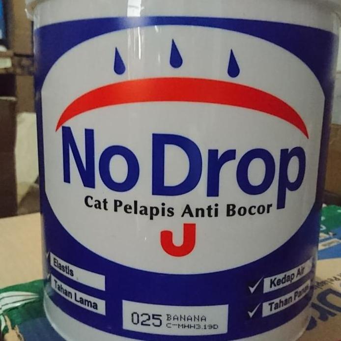 No Drop warna kuning 025 Banana, cat pelapis anti bocor 4 kg ( galon)