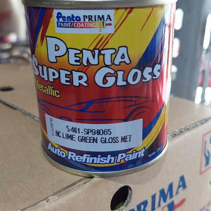 CAT PENTA NC METALLIC LIME GREEN - HIJAU METALIK 200 GRAM.