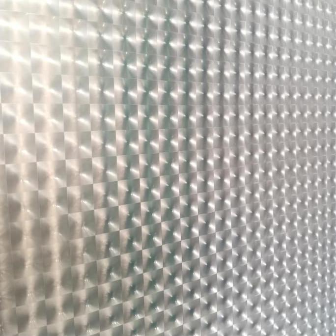 Fiber pagar plastik penutup pagar motif 3 Dimensi