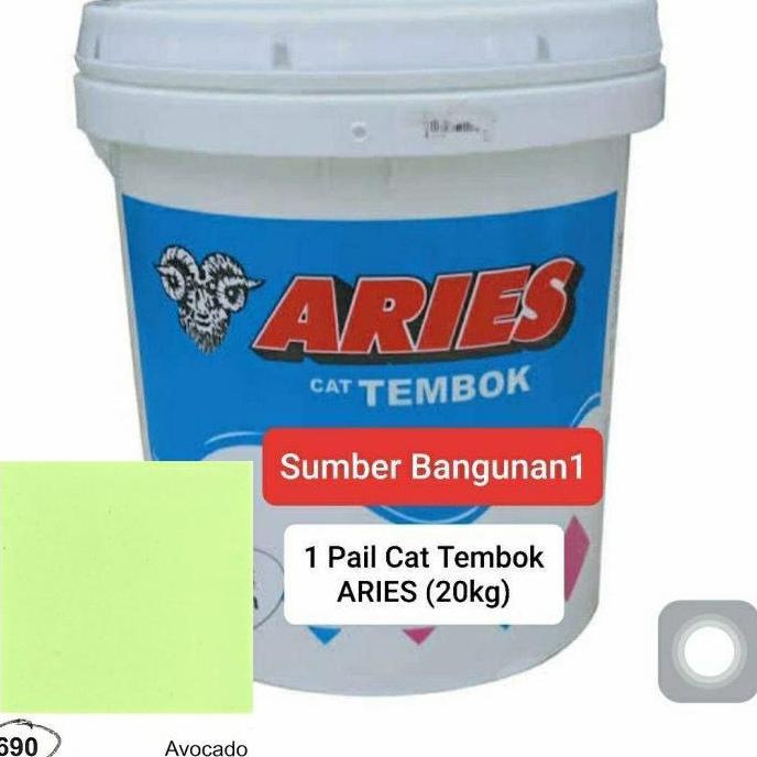 Cat Tembok 20 kg ARIES Hijau 690 Avocado avian dinding triplek