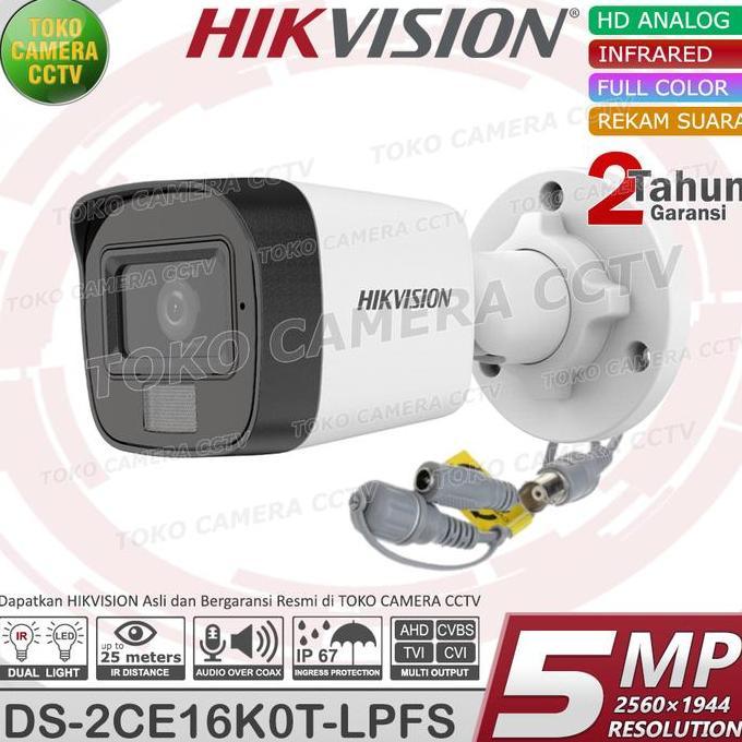 Sale Kamera Cctv Outdoor Hikvision 5Mp Mic Audio Camera Hikvision 5Mp Audio