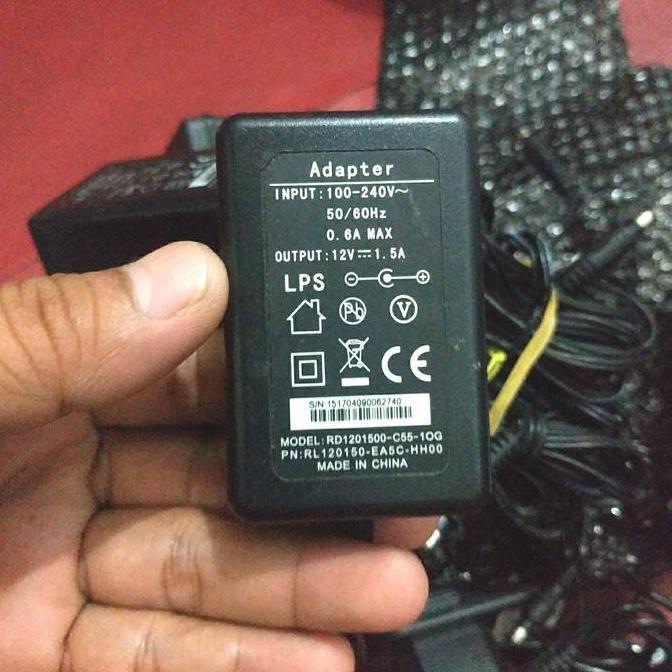 ADAPTOR  12V 1.5A ADAPTOR ROUTER MODEM CCTV ORIGINAL