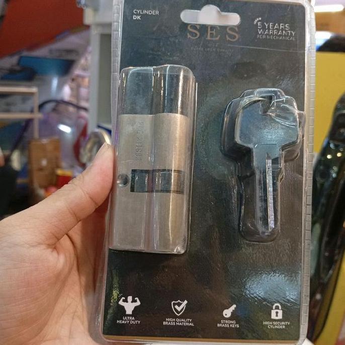 Cylinder Pintu SES 60mm SN/AB/Cylinder Kunci Pintu SES Kuningan