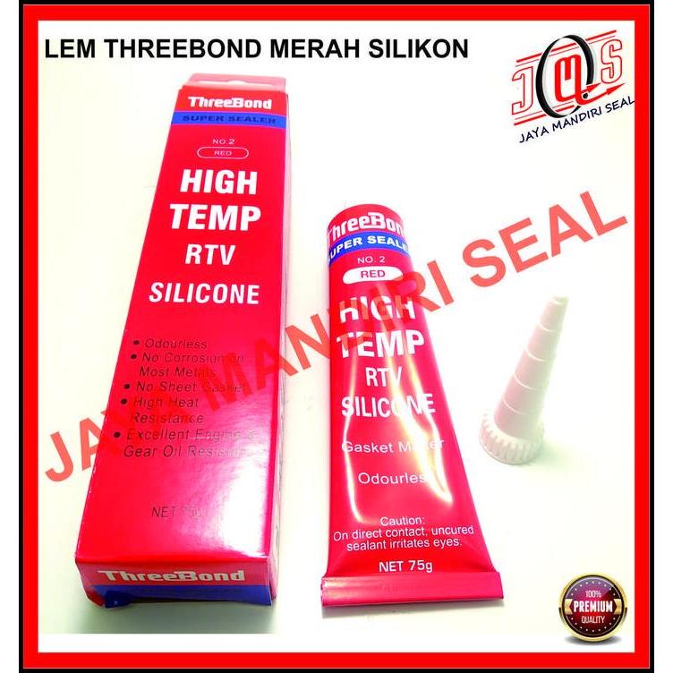 TERLARIS LEM THREEBOND TRIBON TRIBONE SILICONE RED MERAH 75 GRAM 