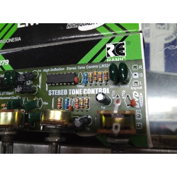 Tone control stereo ic lm324 ( 279 )