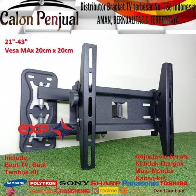 Bracket TV LG 14 s/d 43 inch 6 ARAH FULL BESI SUPER KOKOH