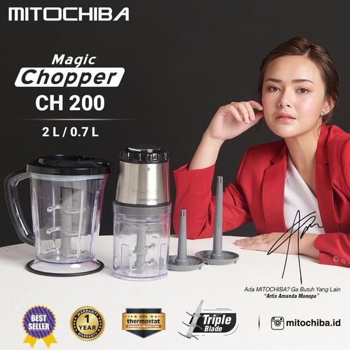 Food Chopper Mitochiba CH 200 Penggiling Daging Mitochiba