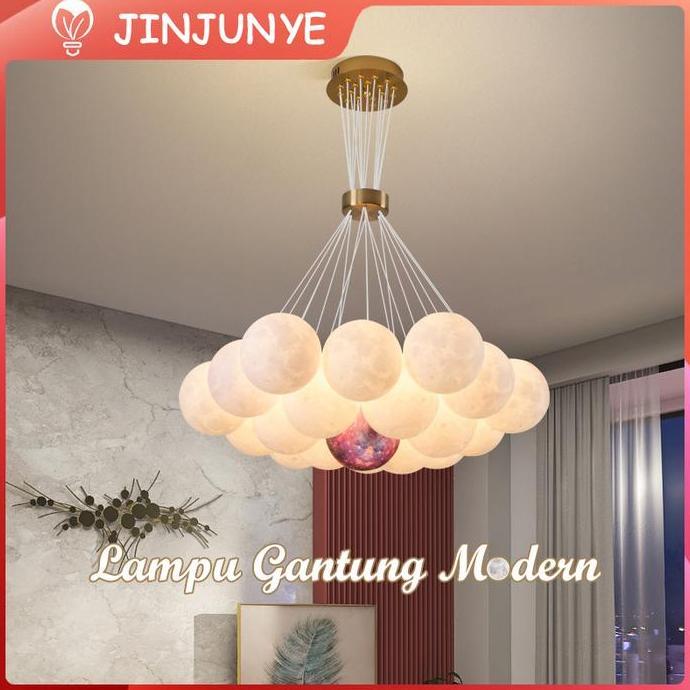 Lampu Gantung Desainer Modern Kreatif 3D Bola/Lampu Gantung