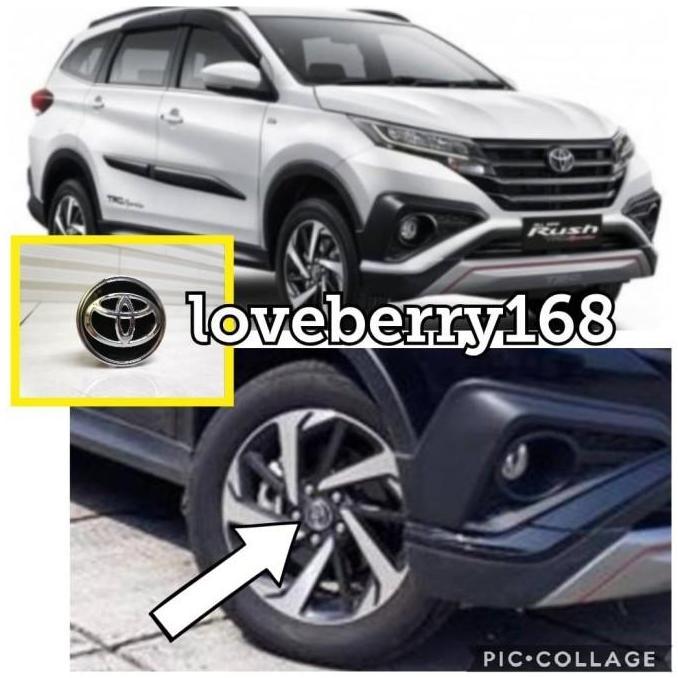 satu buah tutup dop velg dop roda tengah all new rush 2018-2019