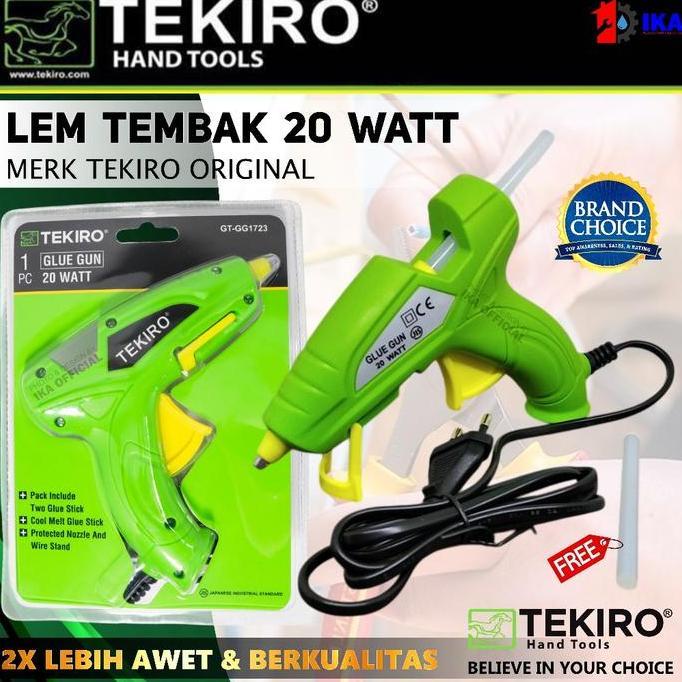 BLOCHEA TEKIRO LEM TEMBAK 20 WATT /GLUE GUN / TOOLS - ALAT PERKAKAS / Tekiro Lem Tembak 20 Watt / Gl