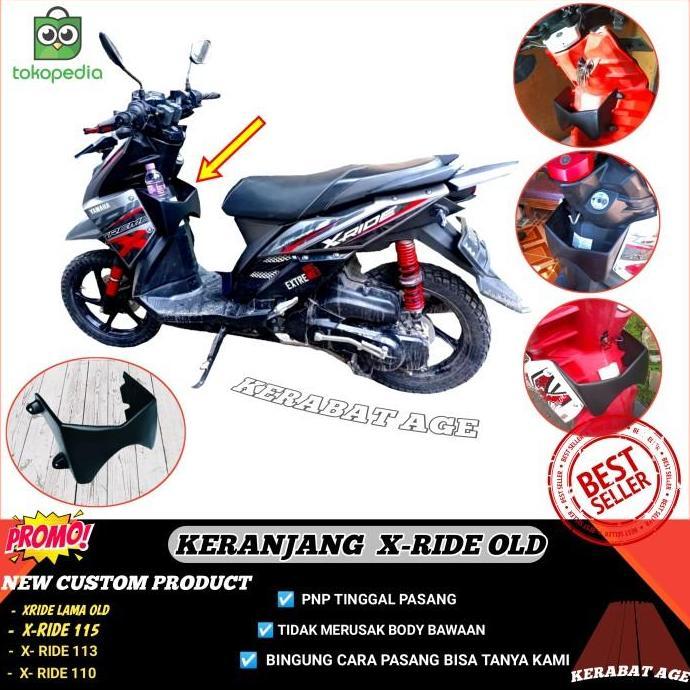 Aksesoris Xride X ride 115 Old/Keranjang Custom modifikasi xride