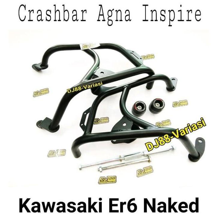 Crashbar agna er6n crash bar pelindung engine mesin guard agna er6 sli